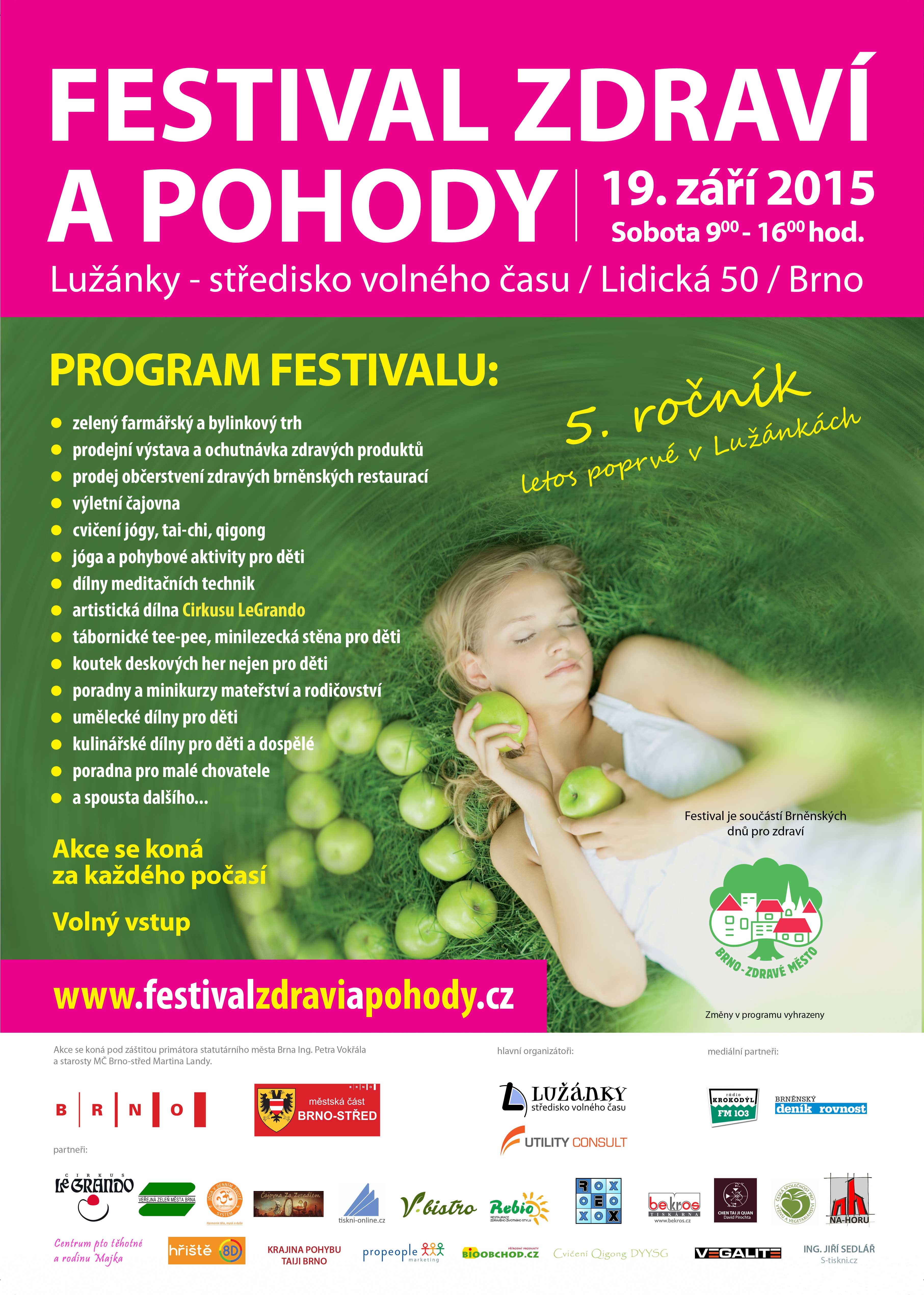 festival zdraví a pohody plakát